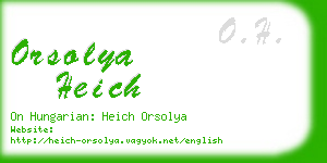 orsolya heich business card